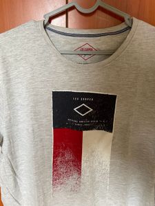 Lee Cooper Men's Grey T-Shirt