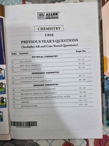 Allen CBSE Physics, Maths, Chemistry Study Books