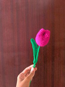 Handmade Crochet Tulip Flower