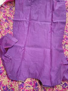 Beautiful Purple Kurta Set with skirt