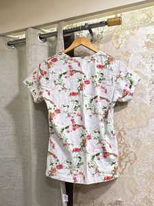 Floral Print "Forever State Of Mind" T-Shirt
