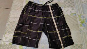 Men's Plaid Cargo Shorts