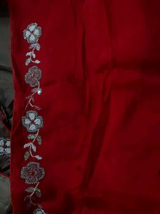 Pure Upada Silk Handwork Border Saree