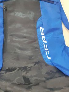 Gear Unisex Blue &amp; Black Colorblocked  Backpack