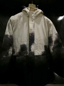 Men's Graphic Print Hooded Jacket