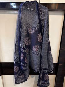 Navy Blue Printed Kurta sets