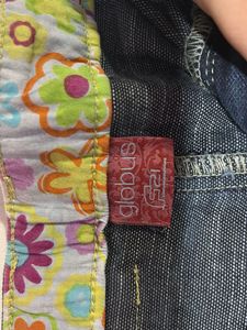 Embroidered Denim Mini Skirt