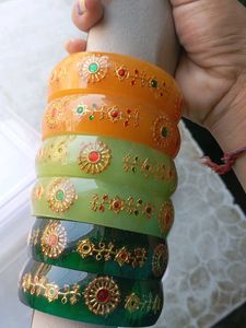 Set of 6 Colorful Bangles Combo