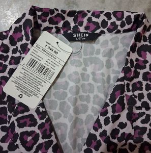 Animal Print Pajama Set