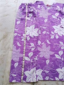 😉💕Vibrant Purple Floral Print Kurta😉💕