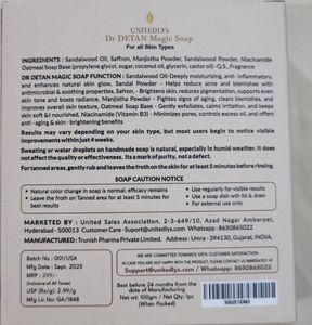 Dr DETAN Magic Soap