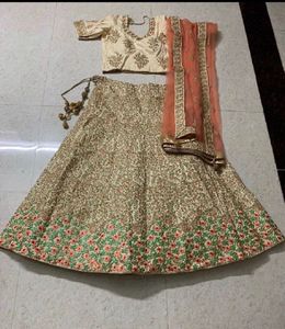 Trendy Bridal Lehenga With Zari &amp; Embroidery