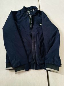 Navy Blue Bomber Jacket