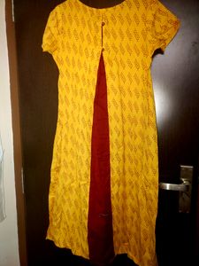 Anarkali cotton kurthi