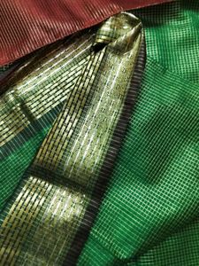 New Saree  With Fall Piko Done