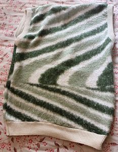 Stylish Striped V-Neck Sweater Vest