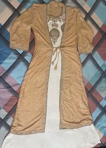 Shrug Gown Dress Pakistani Style