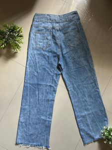 Wide Leg Jeans with Belt
