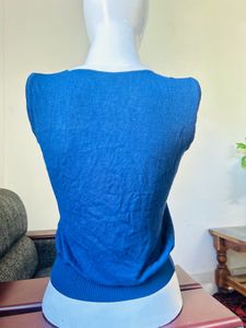 Navy Korean Knitted