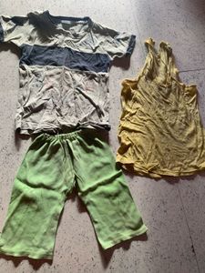 Baby Girls Green Sleepsuit Set
