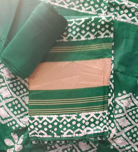 pure cotton Unstitched Suit For Women