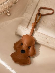 Cute  Poodle Keychain Bag Charm
