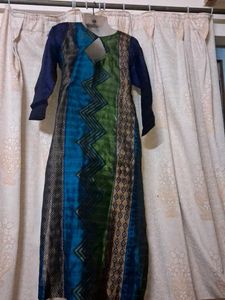 Stylish Blue &amp; Green Kurta