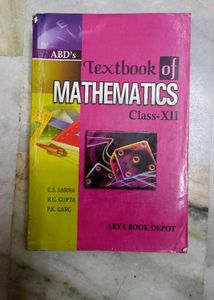 Textbook of Mathematics Class XII ABD