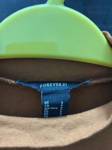 Forever 21 Crop Top - Long Sleeve