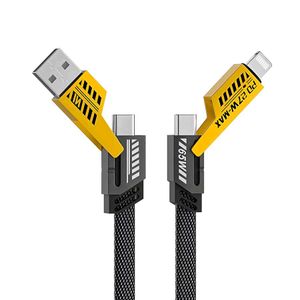 FastCharging USB C to Lightning Cable Pack Of 2