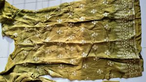 Olive Green Embroidered Kurta Set