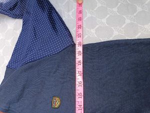 Navy Blue Patterned Sweater