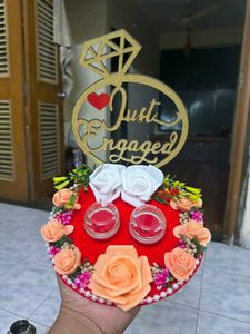 Just Engaged Ring Holder Tray