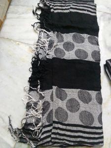 Black & Grey Polka Dot Dupatta combo of 2