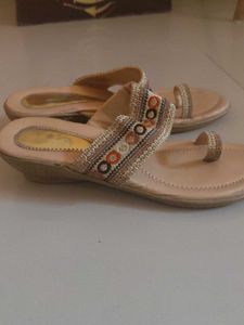 Embellished Sandal Heel