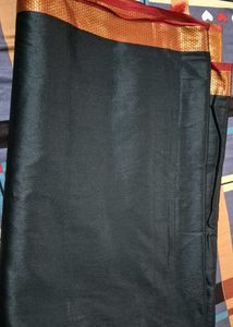 Elegant Dark Black Saree