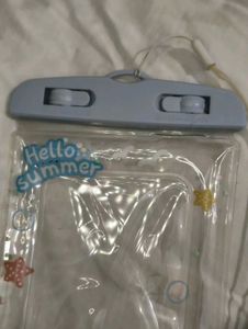 kawaii strap phone waterproof blue themed holder