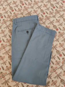 Light Blue Casual Chinos for men