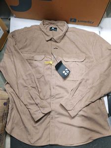 Men's Brown Long Sleeve Shirt