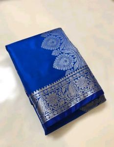 Banarasi satin silk saree. Any color at 599