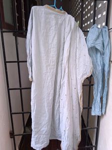 Elegant Light Blue Kurta Set with Dupatta