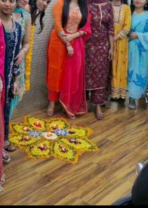Elegant Orange Kurta Set without duptta