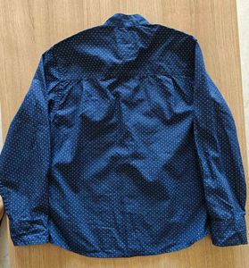 Chalk Blue Patterned Shirt