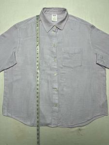 Big Sized GAP Light Purple Button-Up Shirt