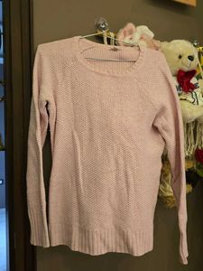 Pale Pink Knit Sweater