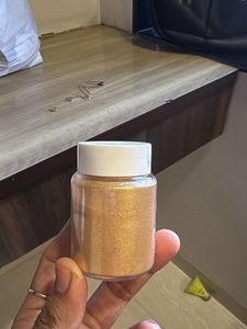 Glimmering Gold powder used for craft