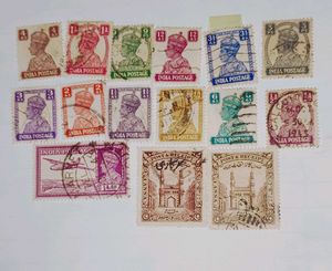 15 BRITISH INDIA STAMPS