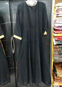 Black Heavy Embroidered Anarkali Gown