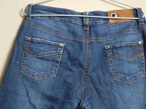 Darken Blue Denim Jorts , Dark wash deni