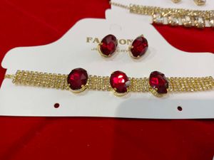 J.D. Fashion Necklace &amp; Earring 1 Sets assorted